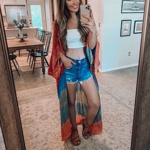 BRAND NEW Tie dye kimono